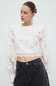 Bluzka Silvian Heach  biała damska GPP24224BL