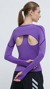 Longsleeve P.E Nation  fioletowy damski 241L025