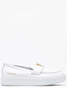 Mokasyny Vanda Novak  białe damskie Kayla.White