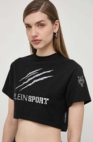 T-shirt Plein Sport  czarny damski PADC.WTK3209.