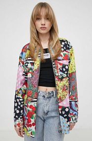Kurtka przejściowa Moschino Jeans  multicolor damska 0606.3776