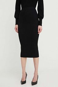 Spódnica midi Silvian Heach  czarna GPP24018LO