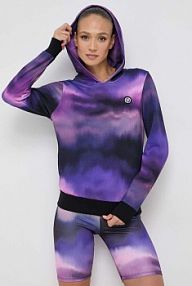 Bluza przez głowę Plein Sport  fioletowa AACC.WJB1670.