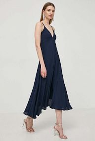 Sukienka midi Silvian Heach  granatowa GPP24415VE