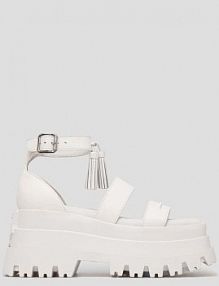 Sandały Naked Wolfe  białe damskie Dare.White