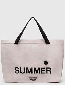 Torebka shopperka MMC STUDIO  beżowa SUMMERBIG.BAG