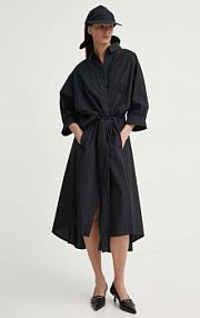 Sukienka midi MMC STUDIO  czarna FELIA.DRESS