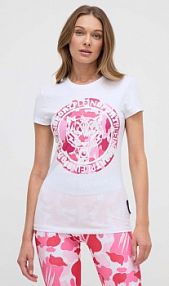 T-shirt Plein Sport  różowy damski PADC.WTK3201.