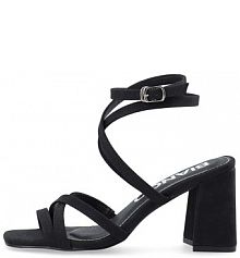 Sandały na obcasie Bianco  czarne 11201175