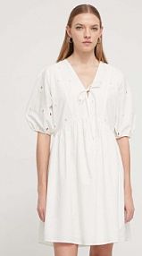 Sukienka mini Desigual  beżowa 24SWVW60