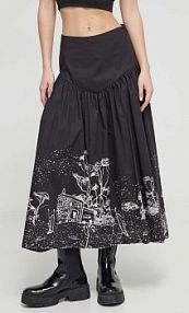Spódnica midi Desigual  czarna 24SWFW11