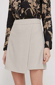 Spódnica mini DKNY  beżowa UK3SX131