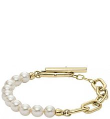 Bransoletka Fossil  złota JF04729710