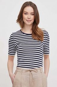 T-shirt Gant  granatowy damski 4203493