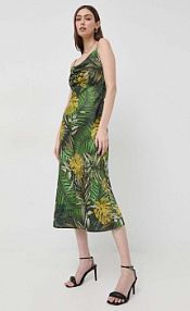 Sukienka maxi Guess  zielona W3GK85.WD8G2