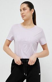 T-shirt Guess  fioletowy damski V2YI07.K8HM0