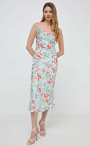 Sukienka maxi Guess  zielona W3GK85.WD8G2