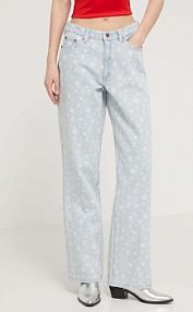 Jeansy Karl Kani  niebieskie damskie 6100535