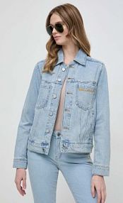 Kurtka jeansowe Karl Lagerfeld  niebieska damska 24UW1403