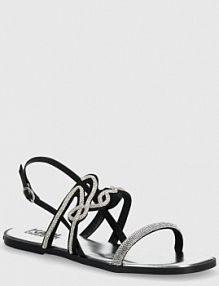 Sandały Karl Lagerfeld  srebrne damskie KL87425.GSL