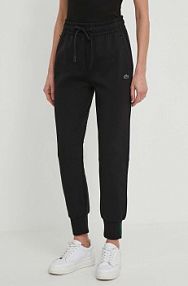 Spodnie dresowe Lacoste  czarne damskie XF0343