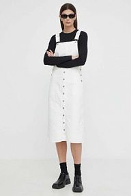 Sukienka midi Levi's  beżowa A7575