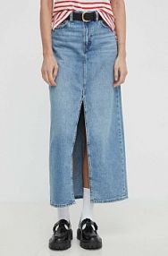 Spódnica maxi Levi's  niebieska A7512