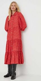 Sukienka midi Levi's  czerwona A5844