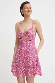 Sukienka mini Pepe Jeans  różowa PL953499