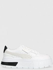 Sneakersy Puma  białe damskie 384363