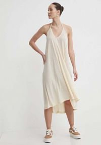 Sukienka mini Roxy  beżowa ERJX603390