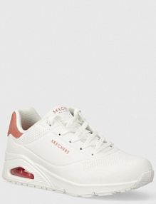 Sneakersy Skechers  białe damskie 177092