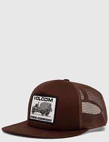 Czapka z daszkiem Volcom  brązowa damska D5512403