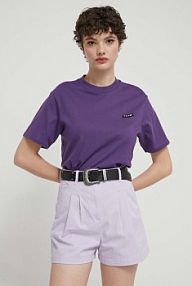 T-shirt Volcom  fioletowy damski B3512415