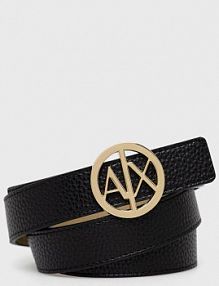 Pasek Armani Exchange  czarny damski 941118.0A877