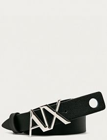 Pasek Armani Exchange  czarny damski 941125.CC719