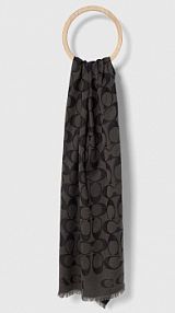 Szalik Coach  czarny damski 29CB690