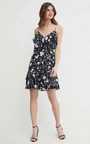 Sukienka mini Lauren Ralph Lauren  czarna 200933375