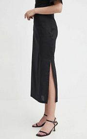 Spódnica maxi Sisley  czarna 4U6WL0023