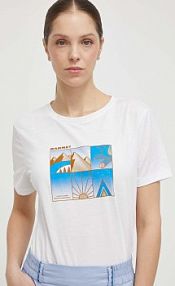 T-shirt mammut  biały damski 1017.04084