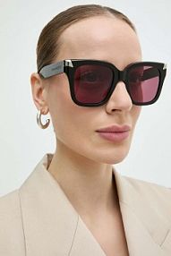 Okulary alexander mcqueen  czarne damskie AM0440S