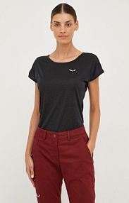 T-shirt Salewa  czarny damski 00.0000026538