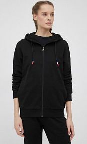 Bluza rozpinana Rossignol  czarna damska RLKWS07