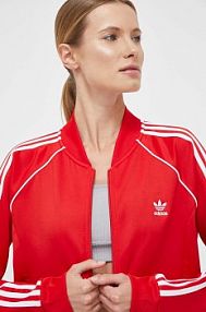 Bluza rozpinana adidas Originals  czerwona damska IK4032