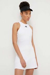 Sukienka mini adidas performance  biała IS7233