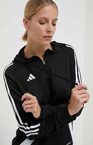 Bluza przez głowę adidas performance  czarna IJ9956