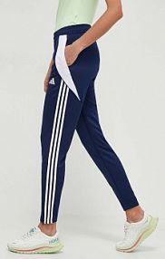 Spodnie dresowe adidas performance  granatowe damskie IS1006