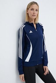 Bluza rozpinana adidas performance  granatowa damska IR7492