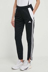 Spodnie dresowe adidas performance  czarne damskie IJ7660