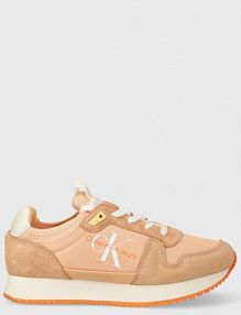 Sneakersy Calvin Klein Jeans  pomarańczowe damskie YW0YW00840